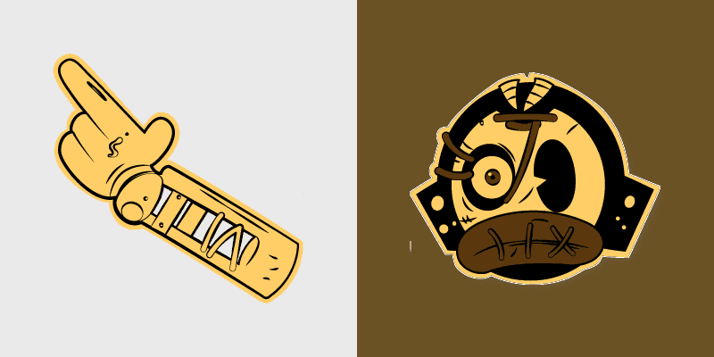 Custom Cursor Pack for Bendy & The Ink Machine