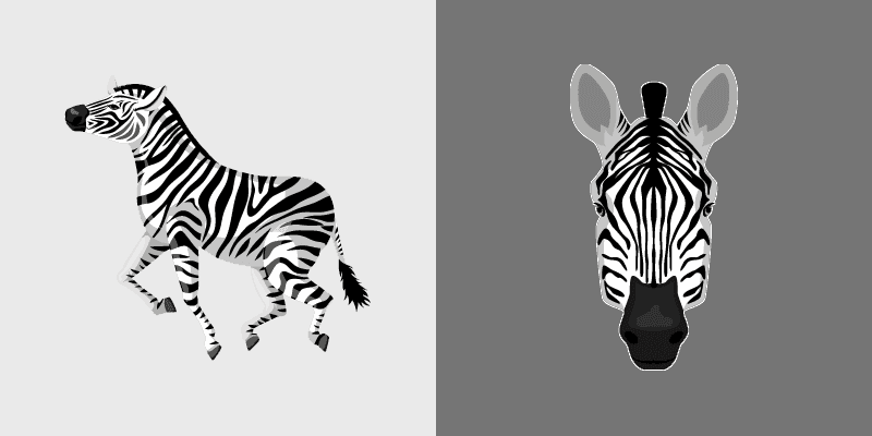 Cute Cursor Zebra Pack