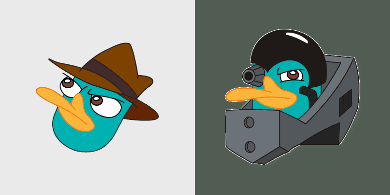 Cute Cursor Pack - Phineas & Ferb Perry the Platypus