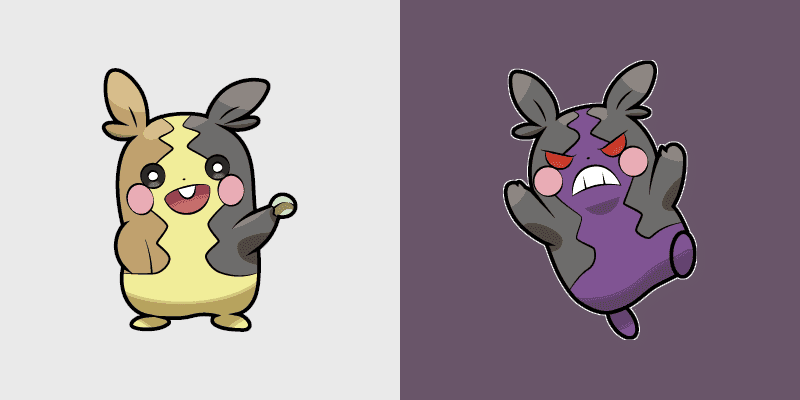 Custom Cute Cursor Pack - Pokemon Morpeko and Hangry