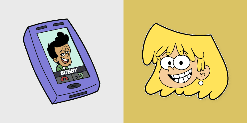 Custom Cursor Pack: Lori Loud with Phone