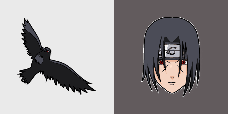 Custom Itachi Naruto Cute Mouse Cursor Pack