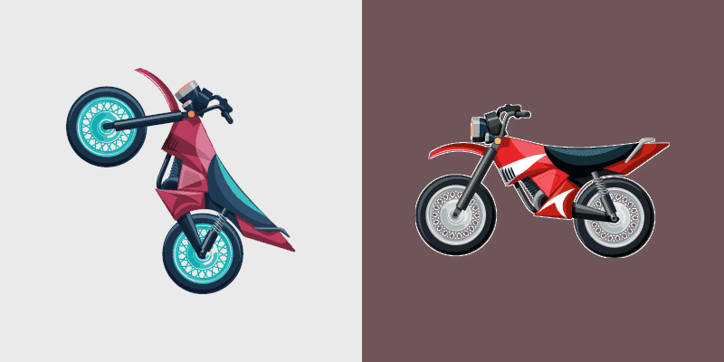 Custom Cursor Pack - Dirt Bikes Inspiration