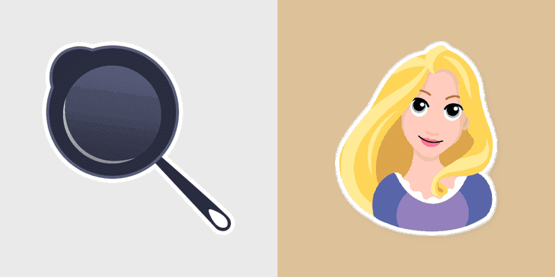 Enchanted Cursors - Rapunzel & Frying Pan Pack