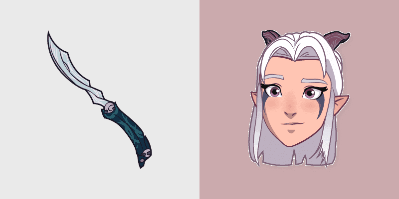 Dragon Prince Rayla Cute Mouse Cursor