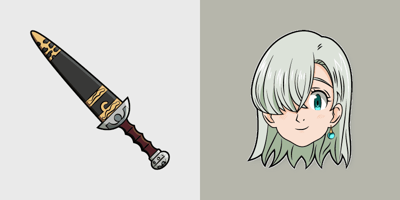 Custom Cursor Pack - The Seven Deadly Sins Elizabeth Liones