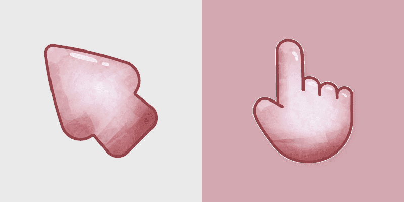Cute Cursor Pack - Rose Quartz Inspiration
