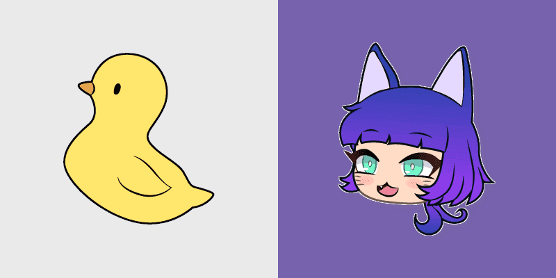 Cute Cursor Pack - Gacha Life Lado & Ducky
