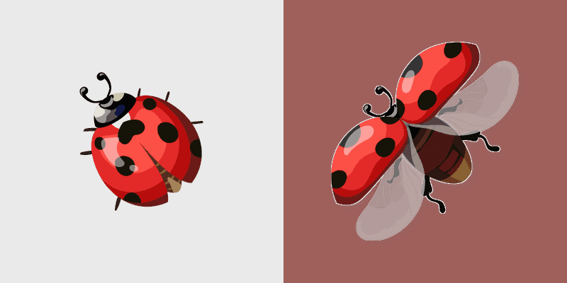 Cute Cursor Pack - Ladybug