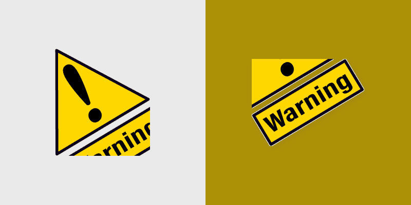 Cute Cursor Pack - Vibrant Warning & Caution