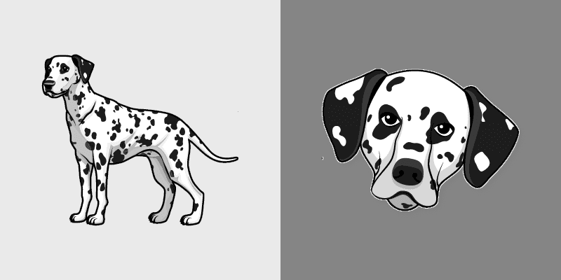 Dalmatian Cute Cursor Pack