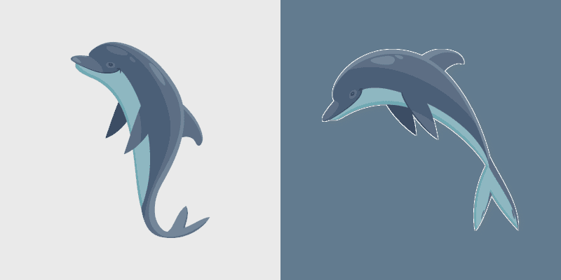 Dolphin Cute Custom Cursor Pack