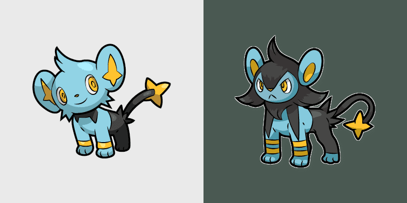 Shinx and Luxio