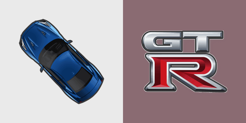 Nissan GT-R Cute Mouse Cursor Pack