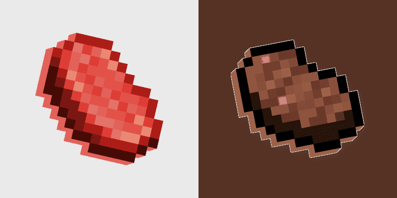Cute Cursor Pack - Steak & Raw Beef