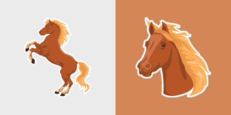 Graceful Horse Mouse Cursor Pack