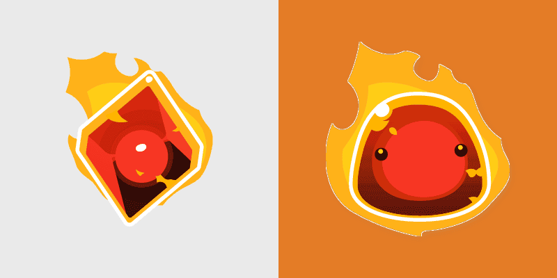 Custom Cursor Collection: Fire Slime & Plort