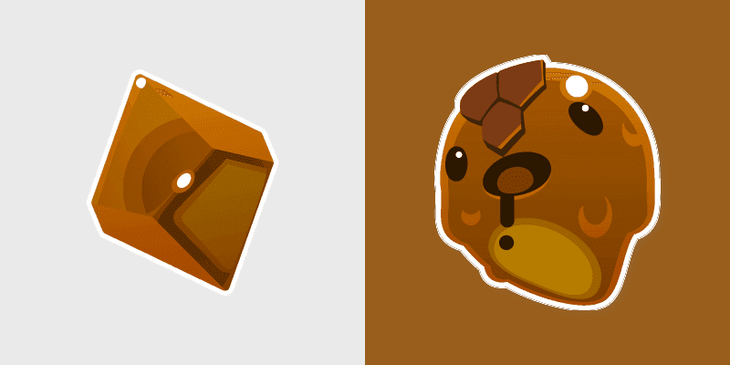 Honey Slime Cursor Pack
