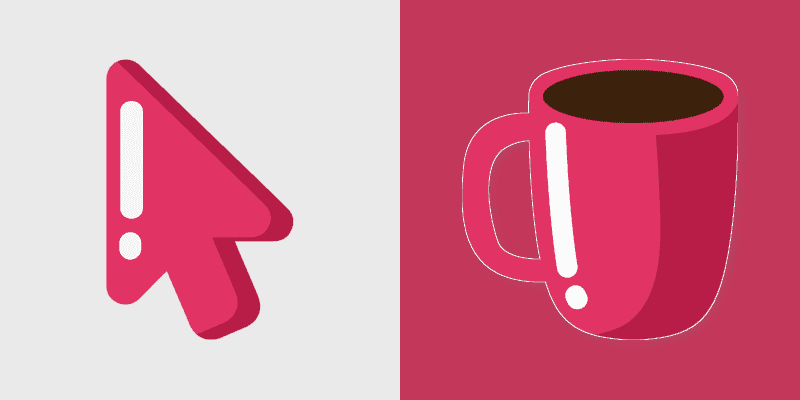 Cute Coffee Cup Custom Cursor Pack