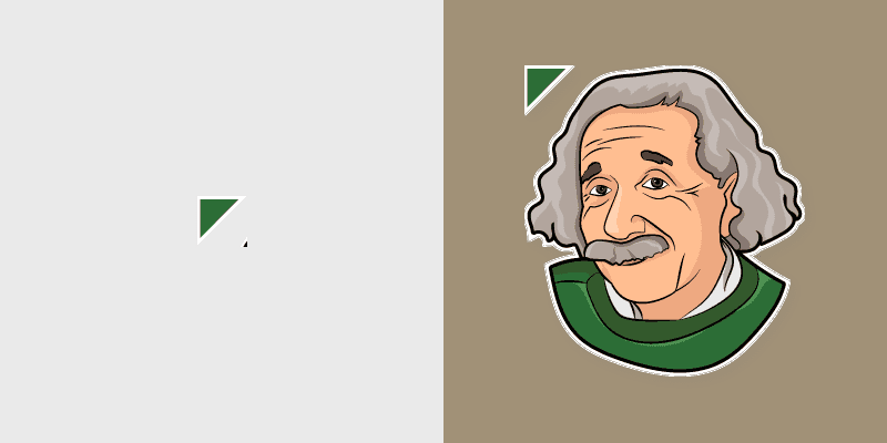 Custom Cute Cursor Einstein