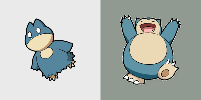 Munchlax and Snorlax