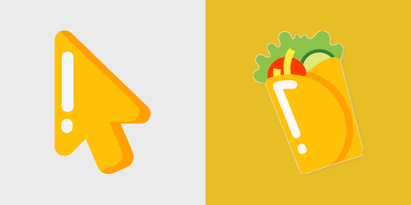 Yellow Burrito Cursor Pack