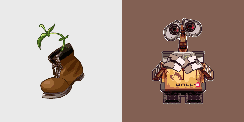 WALL-E & Plant