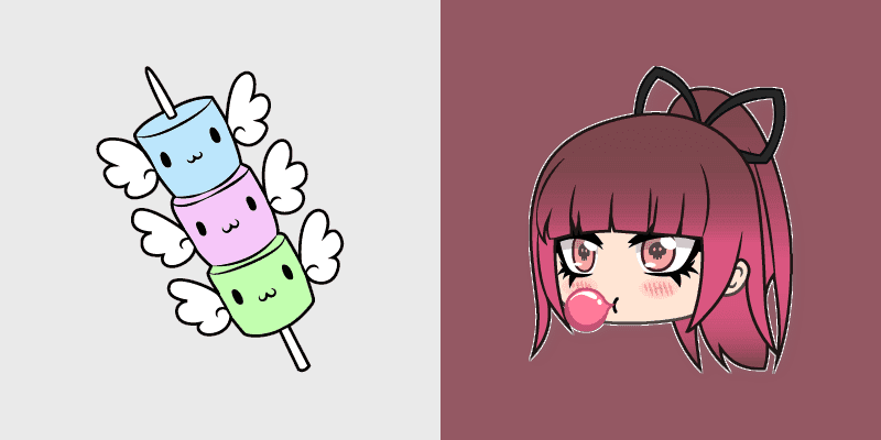 Custom Cursor Pack - Sweetgum & Marshmallow Dango