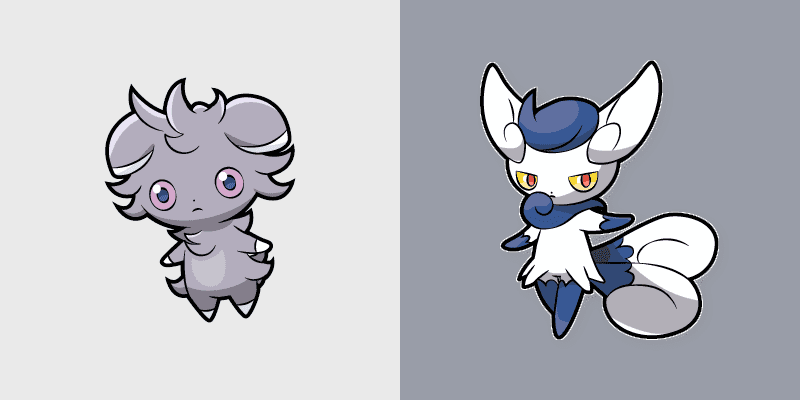 Espurr and Meowstic