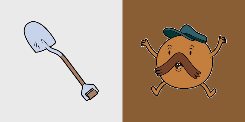 Candy Kingdom Cursor Pack - Starchy and Shovel