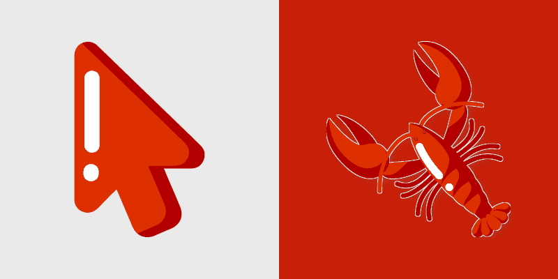 Cute Cursor Lobster Pack
