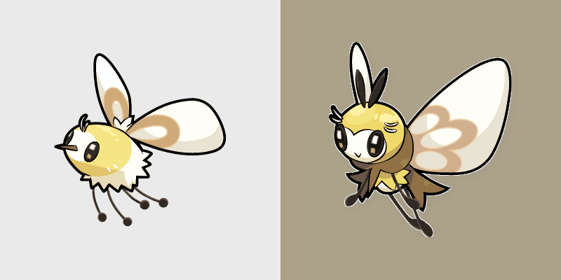 Cutiefly and Ribombee