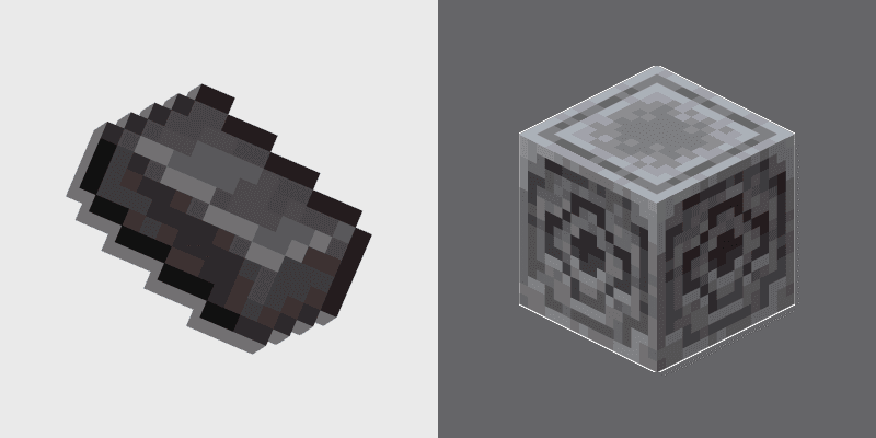 Custom Cursor Pack: Minecraft Netherite Ingot & Lodestone