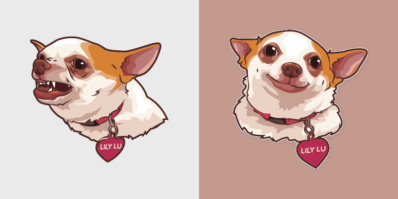 Cute Cursor Pack - Chihuahua Lily Lu Series