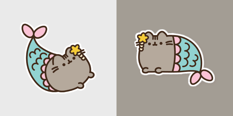 Mermaid Pusheen Custom Cursor