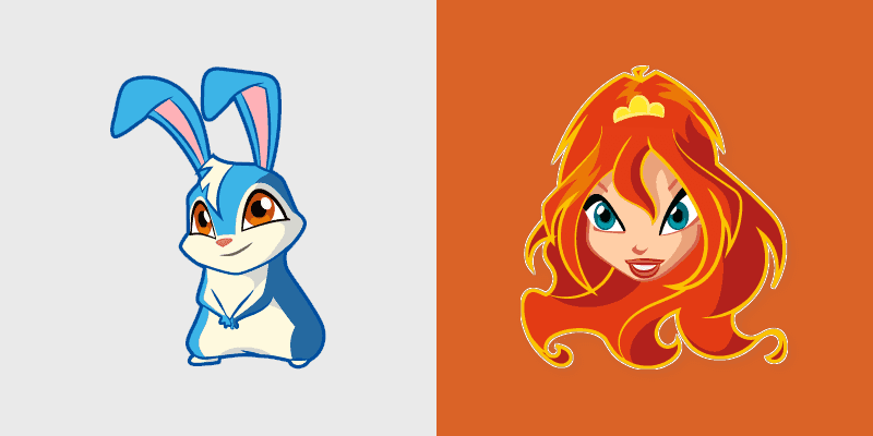 Winx Bloom & Kiko Cute Custom Cursor Pack