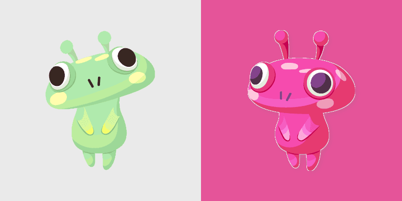 Cute Cursor Collection - Tud and Gleamy Tud