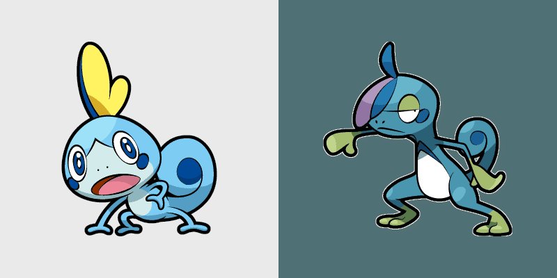Sobble and Drizzile
