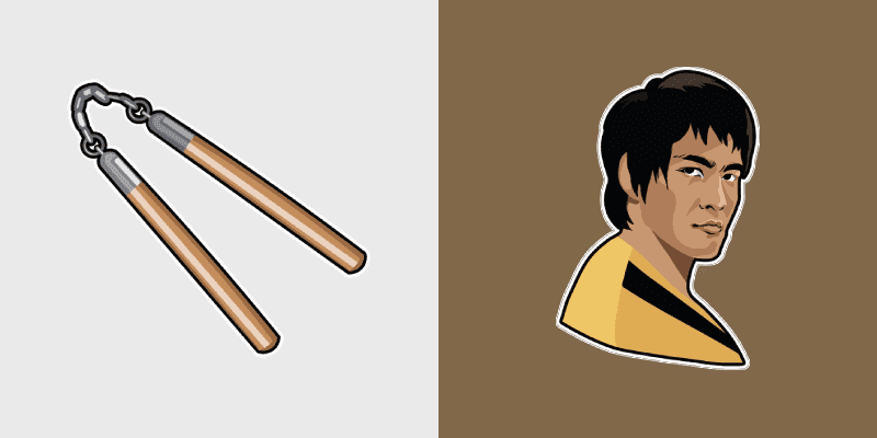 Bruce Lee Cute Cursor