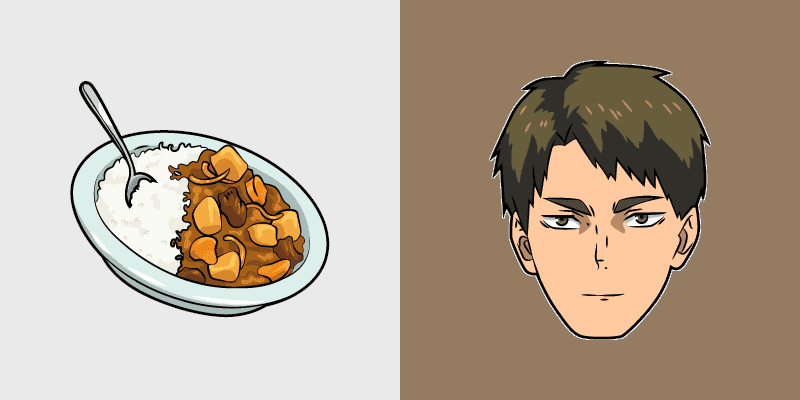 Haikyuu!! Custom Cursor Pack: Ushijima & Hayashi