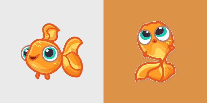 Cute Cursor Pack - Goldfish Delight