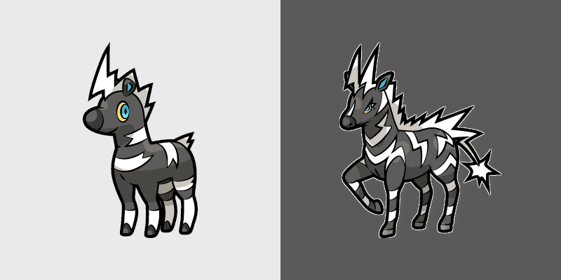 Blitzle and Zebstrika