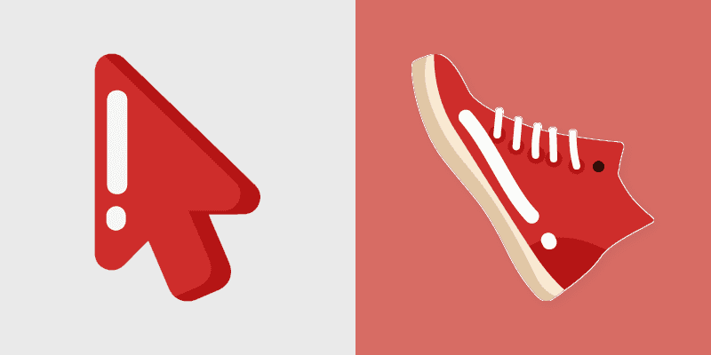 Cute Cursor Collection - Minimal Sneakers