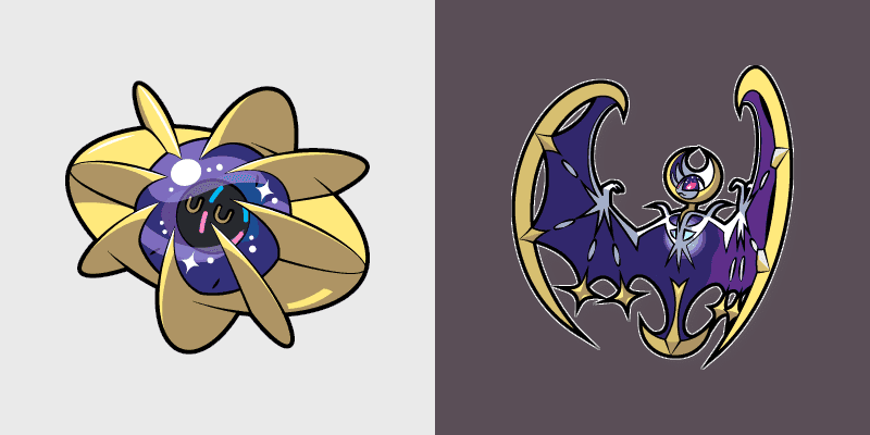 Psychic Cursor Pack - Cosmoem & Lunala