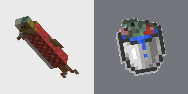 Custom Cursor Minecraft Bucket Pack