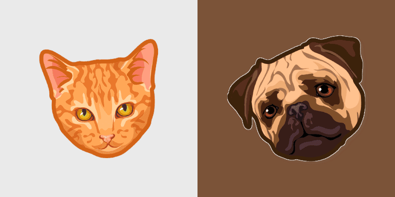 Milo and Otis Cute Cursor Pack