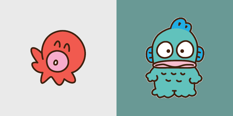 Sayuri and Hangyodon