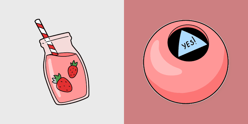Magic Ball Strawberry Sip