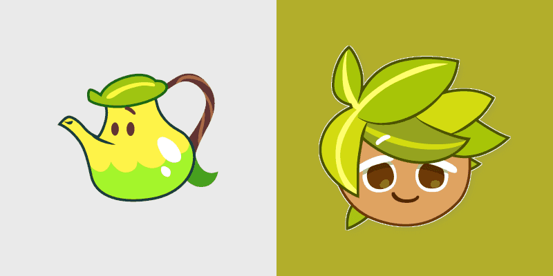 Custom Cursor Pack: Herb Cookie & Teapot