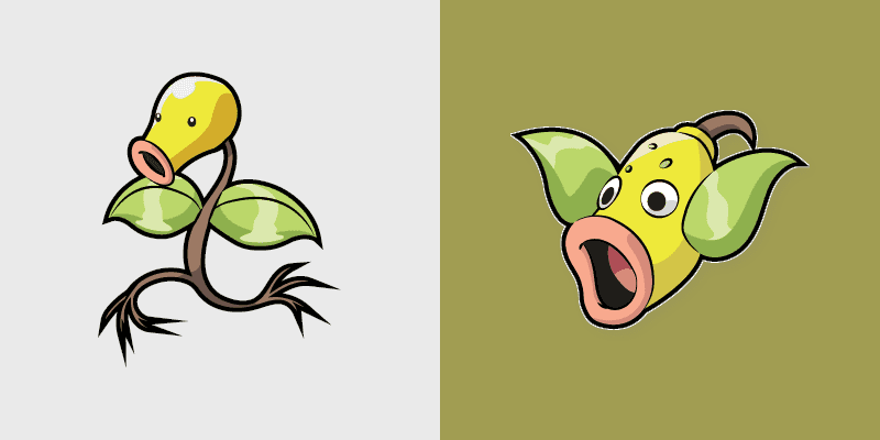 Cute Cursor Pack - Bellsprout & Weepinbell